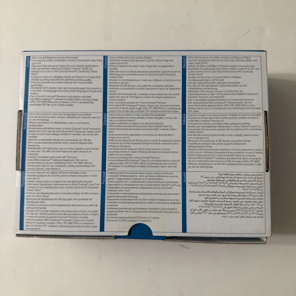 IRIScan Mouse Executive 2 - All in One Scanner and Mouse - Tested & Working